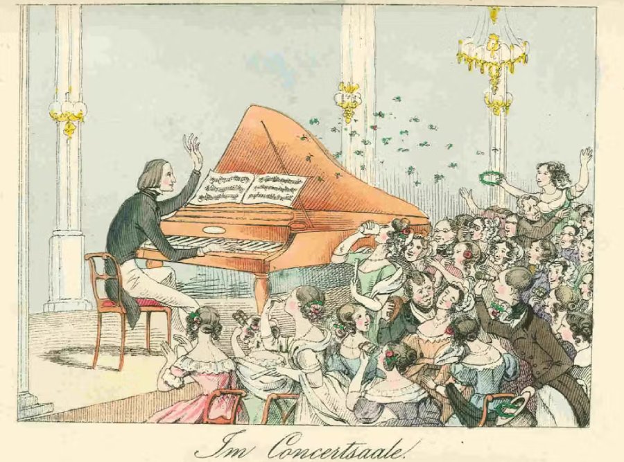 Franz Liszt la pian