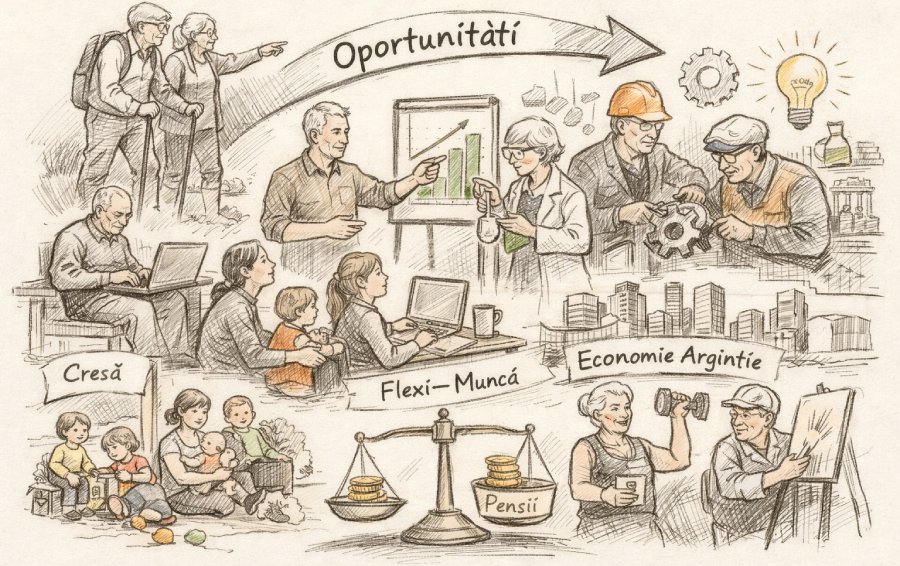 Îmbătrânire populație - oportunități