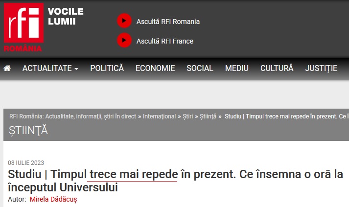 Timpul trece mai repede