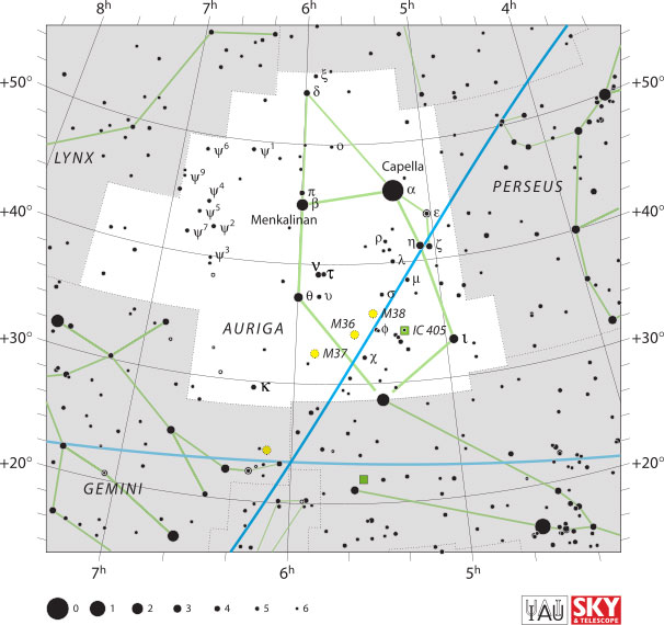 Constelaţia Auriga Constelaţia Auriga