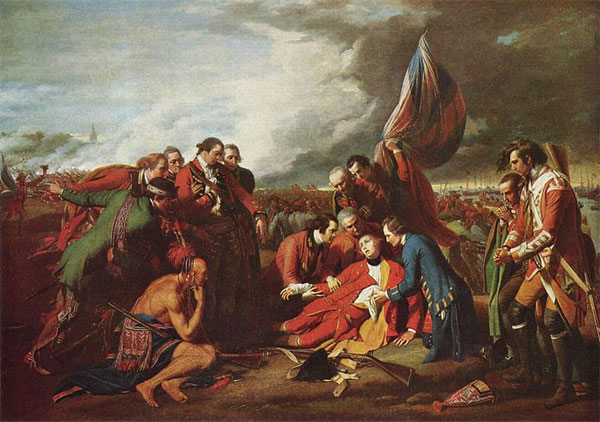 Moartea lui Wolfe de Benjamin West Moartea lui Wolfe de Benjamin West