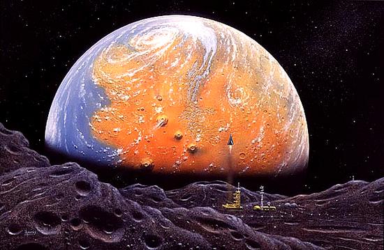 Terra Nova, de David A. Hardy Terra Nova, de David A. Hardy