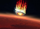 Beagle 2, intrarea in atmosfera