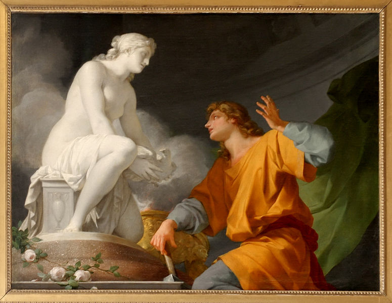 Pygmalion rugandu-se lui Venus sa ii insufleteasca statuia Pygmalion rugandu-se lui Venus sa ii insufleteasca statuia
