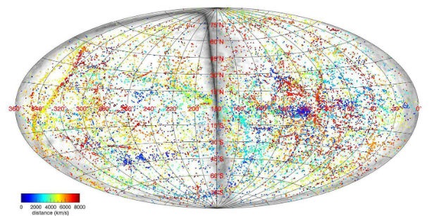 Harta galaxii Univers apropiat Harta galaxii Univers apropiat