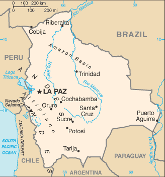 Bolivia harta