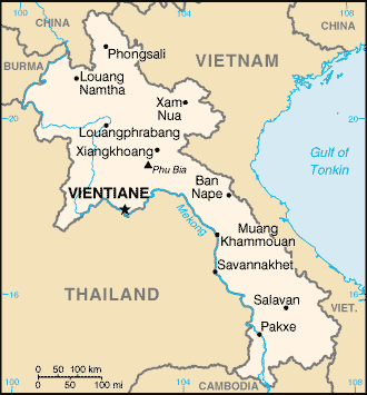Laos harta Laos harta
