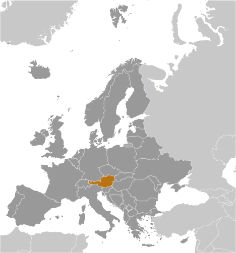 Austria localizare pozitie geografica Austria localizare pozitie geografica