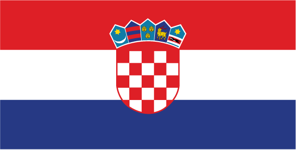 Croaţia drapel Coraţia drapel