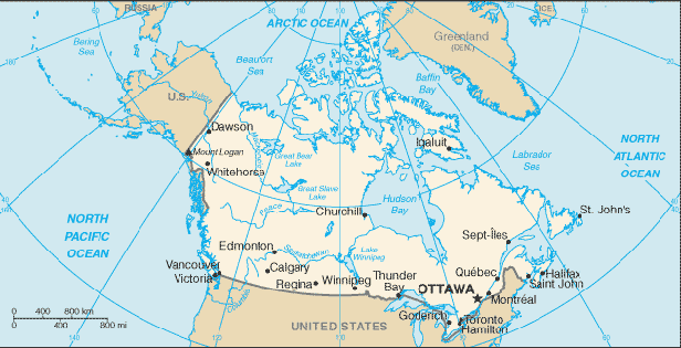 Canada harta Canada harta