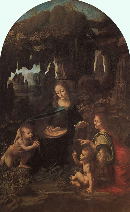 Leonardo da Vinci - Fecioara între stânci Leonardo da Vinci - Fecioara între stânci