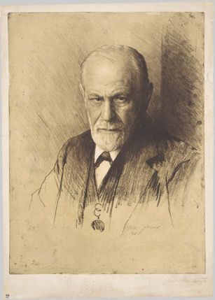 Freud - portret realizat de Ferdinand Schmutzer Freud - portret realizat de Ferdinand Schmutzer
