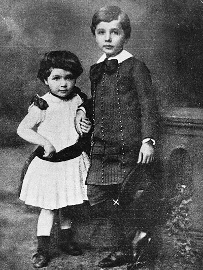 Albert Einstein si sora Maja Albert Einstein si sora Maja