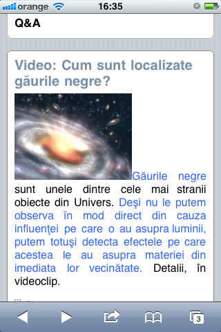 Scientia pe mobil