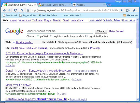 Operatorul Allinurl