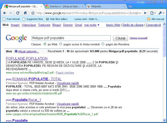 Operatorul filetype 2
