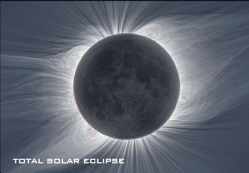 Corona solara vazuta la eclipsa totala Corona solara vazuta la eclipsa totala