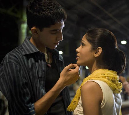 Scenă din Slumdog Millionaire