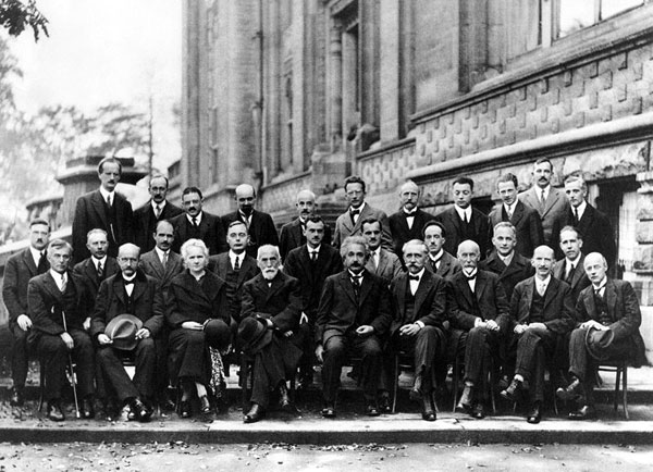Poza conferinţa de la Solvay Poza conferinţa de la Solvay