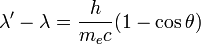 Formula efect Compton Formula efect Compton