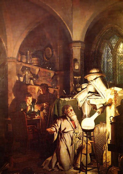 Joseph Wright - Alchimist in cautarea pietrei filozofale Joseph Wright - Alchimist in cautarea pietrei filozofale