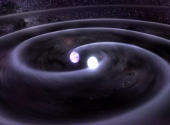 Unde gravitationale. Reprezentare artist