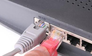 Conectare cablu de internet la ruter Conectare cablu de internet la ruter