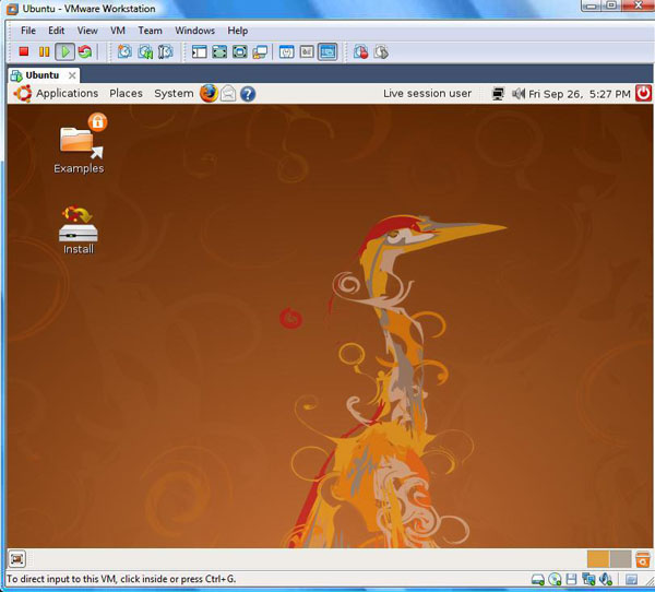 Ubuntu VMWare Workstation