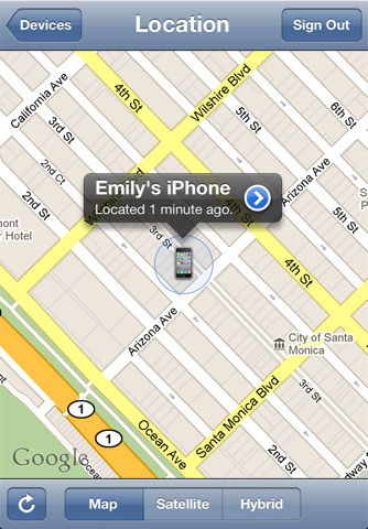Find my iPhone screenshot Find my iPhone screenshot