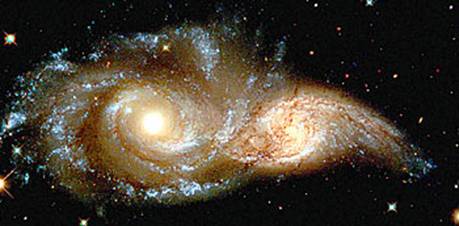 NGC 2207 şi IC 2163 NGC 2207 şi IC 2163